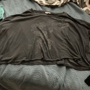 Torrid Festi cropped oversized tshirt.